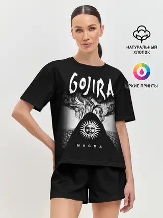 Женская пижама с шортами / Gojira