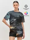 Женская пижама с шортами / Танки