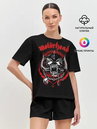 Женская пижама с шортами / Motorhead