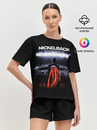 Женская пижама с шортами / Nickelback