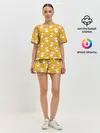 Женская пижама с шортами / Корги Паттерн 2