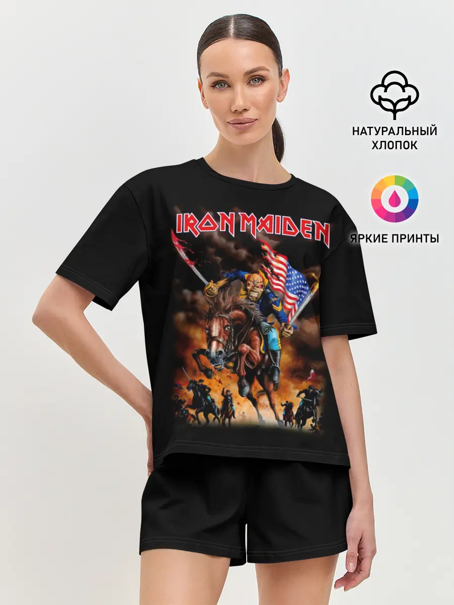 Женская пижама с шортами / Iron Maiden