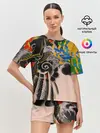 Женская пижама с шортами / Dsquared tattoo