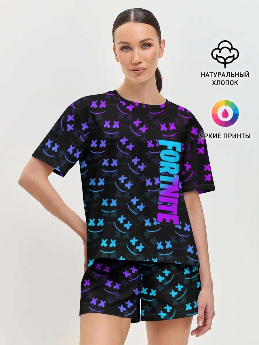 Женская пижама с шортами / MARSHMELLO