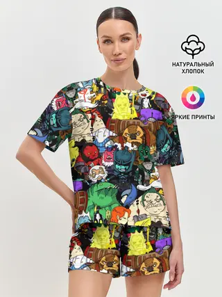 Женская пижама с шортами / Дота 2