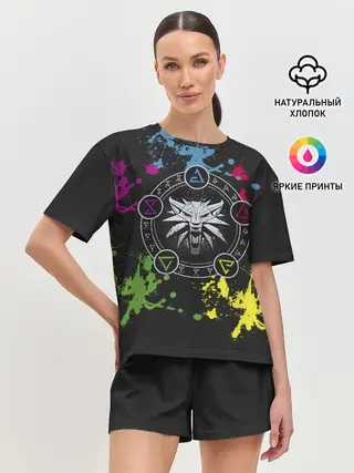 Женская пижама с шортами / Ведьмак