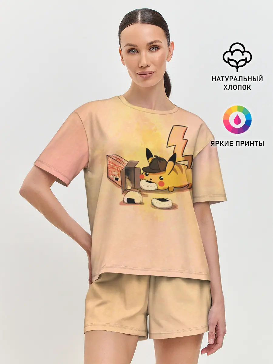 Женская пижама с шортами / Детектив Пика