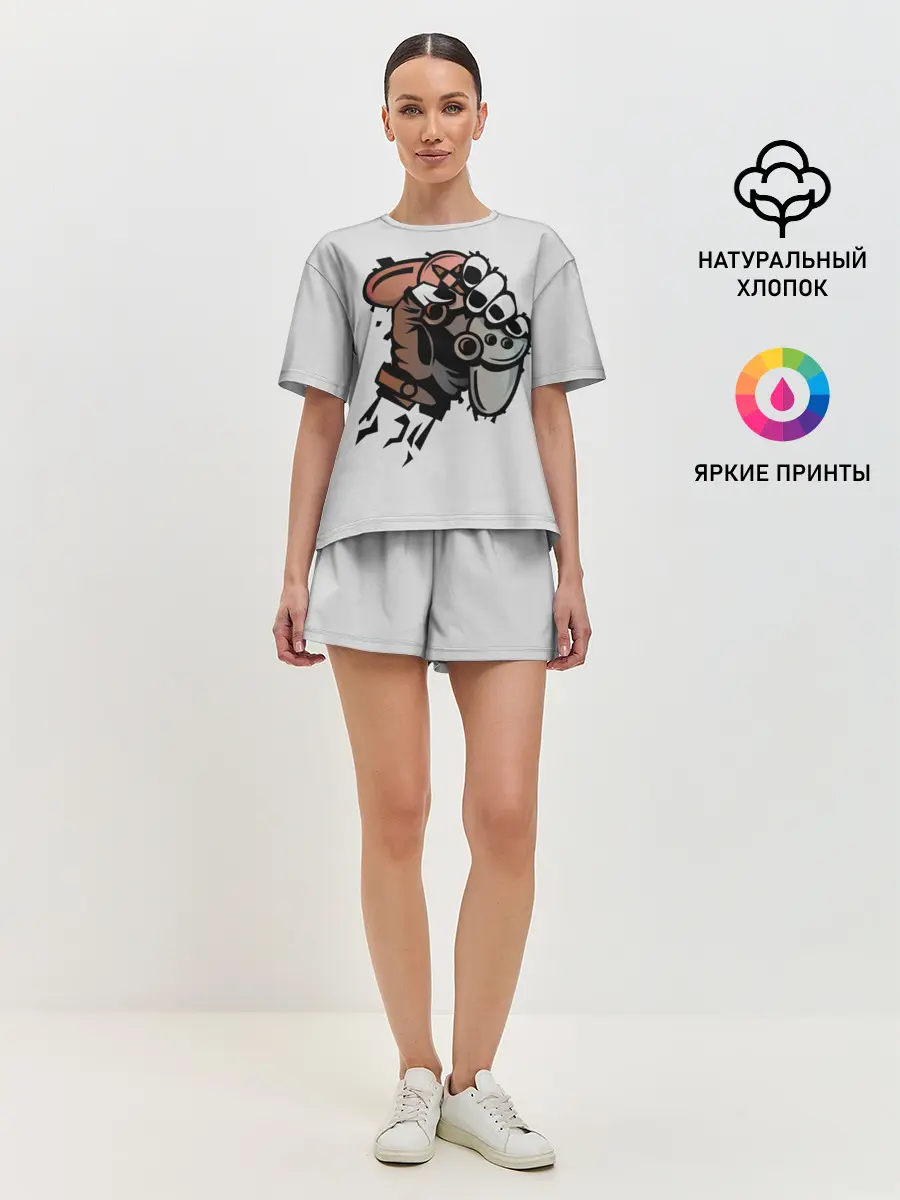 Женская пижама с шортами / Gamer