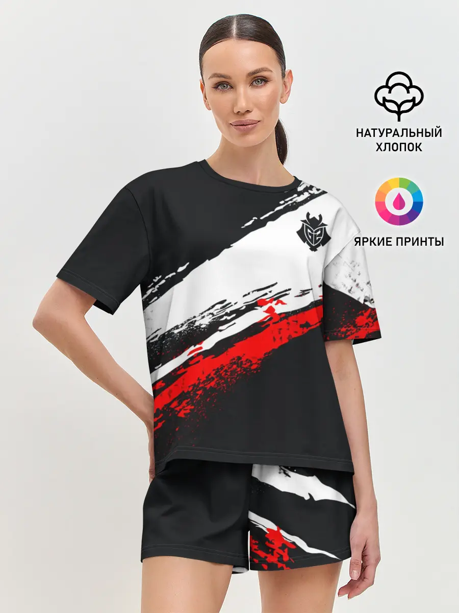 Женская пижама с шортами / cs:go - G2 eSports