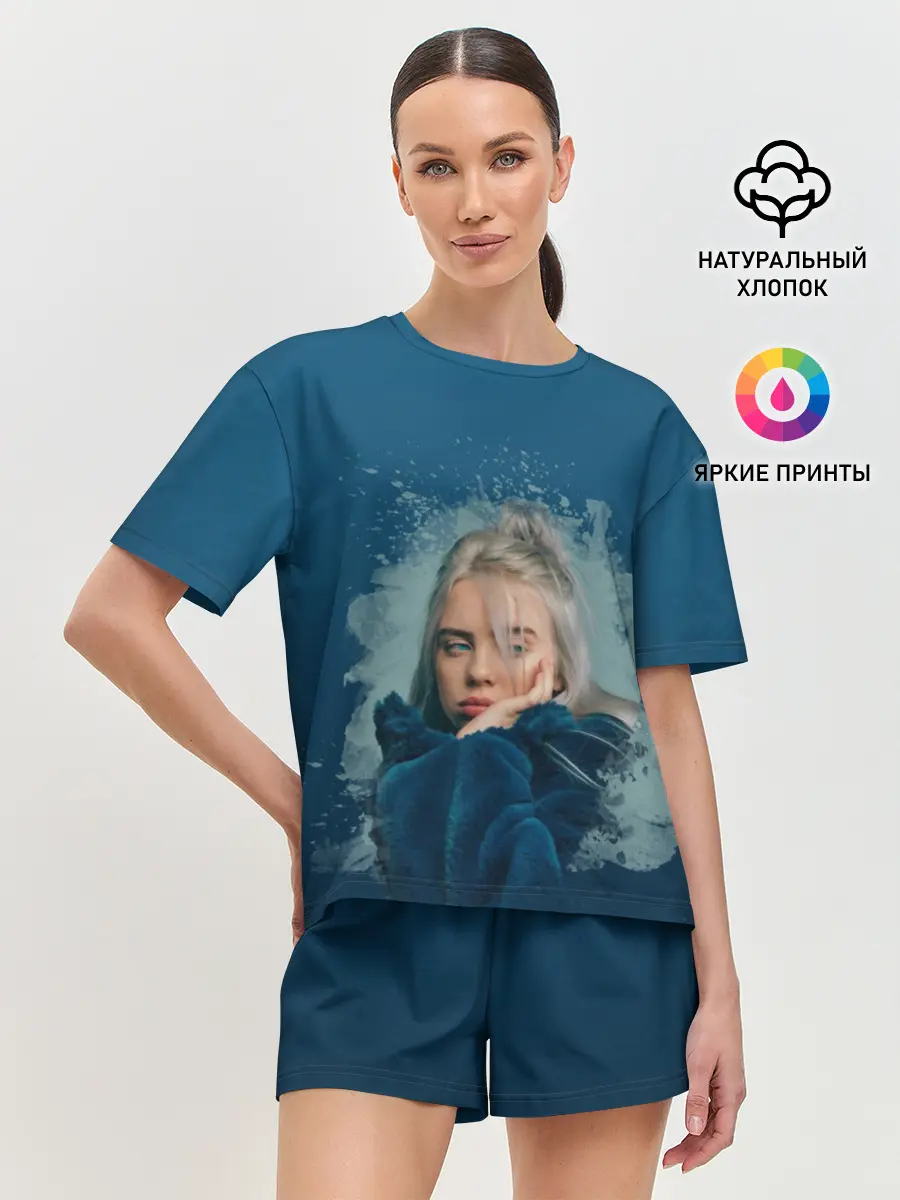 Женская пижама с шортами / Billie Eilish