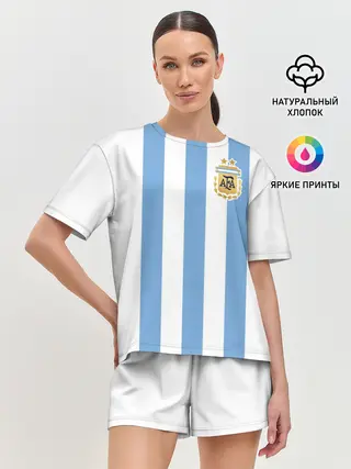 Женская пижама с шортами / Сборная Аргентины