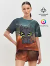 Женская пижама с шортами / ночная фурия