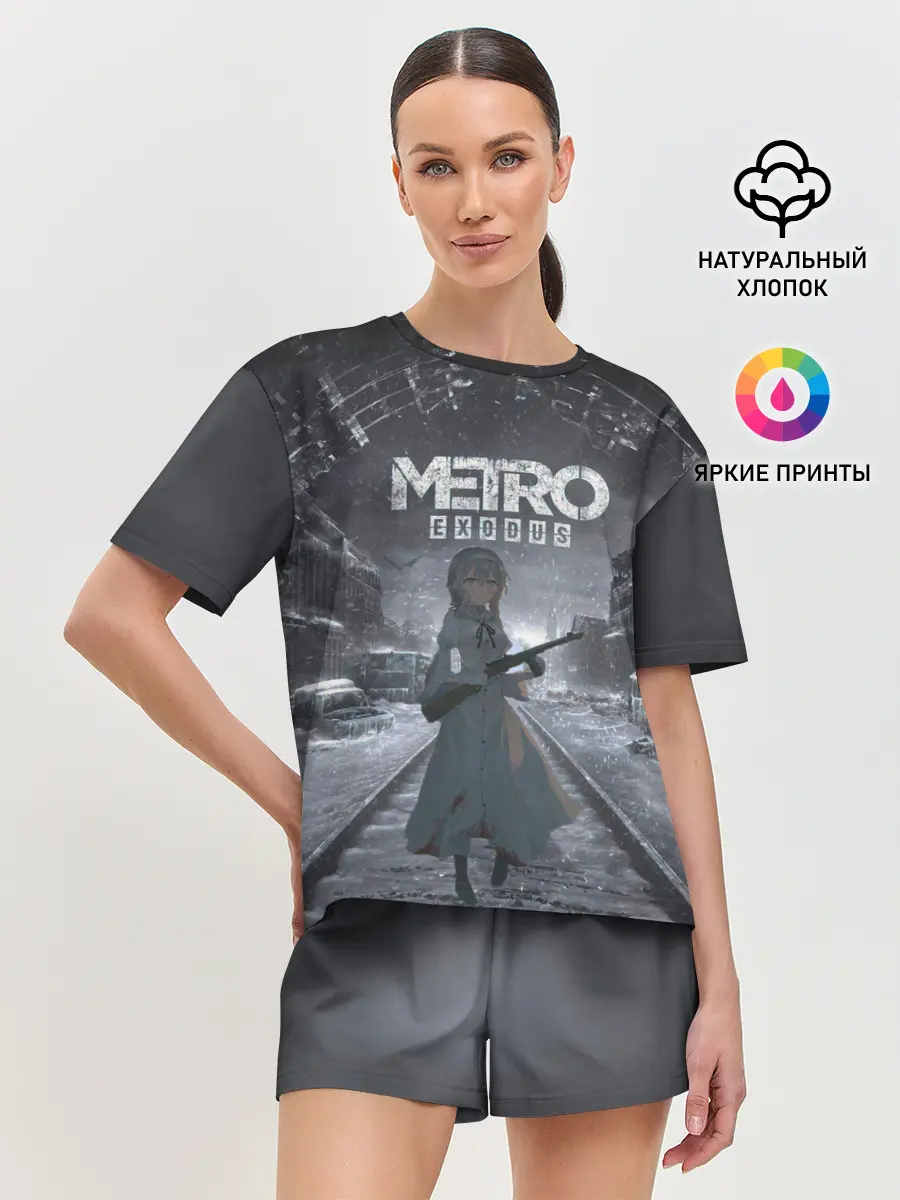 Женская пижама с шортами / Metro Exodus Аниме