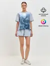 Женская пижама с шортами / Безликий бог следит за Хаку