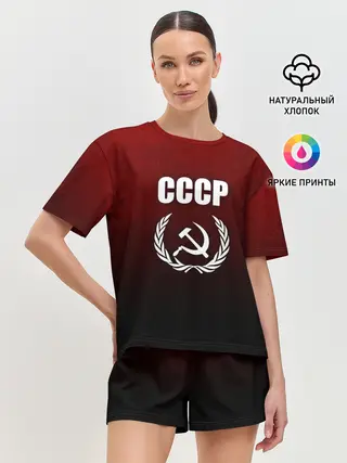Женская пижама с шортами / СССР