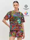 Женская пижама с шортами / Психоделика