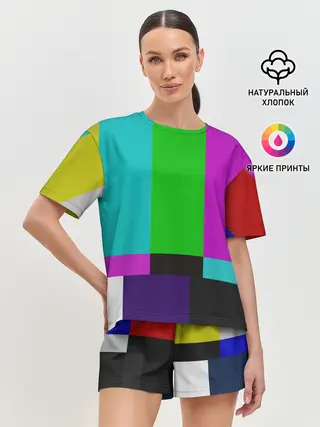 Женская пижама с шортами / Настроечная таблица