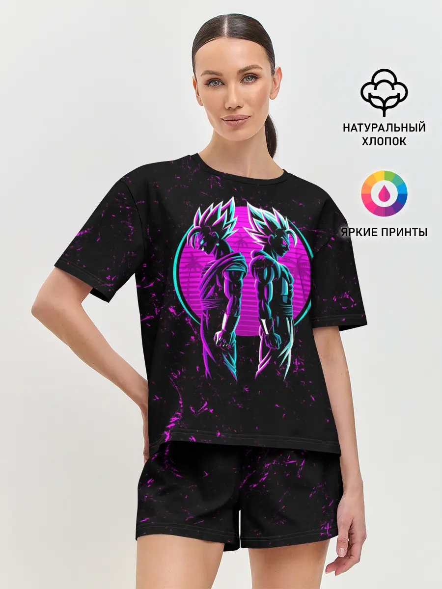 Женская пижама с шортами / japanese style