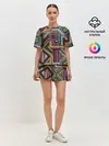 Женская пижама с шортами / Этнический орнамент