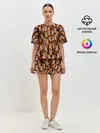Женская пижама с шортами / Упоротые лисы