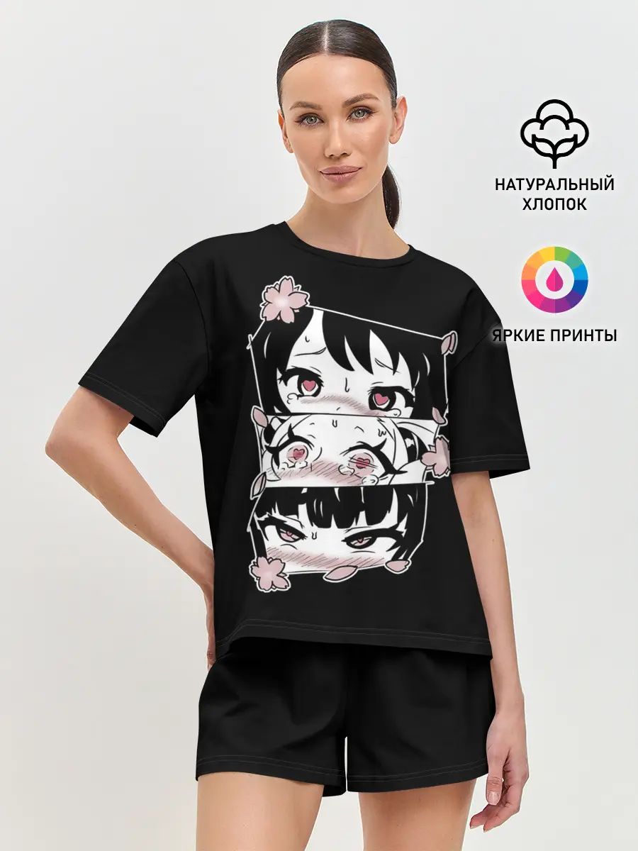 Женская пижама с шортами / SMUG AHEGAO