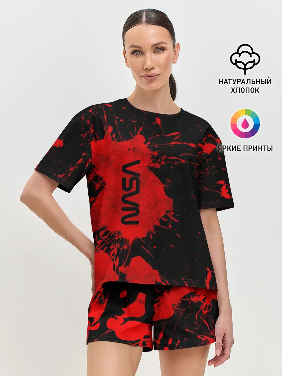 Женская пижама с шортами / NASA