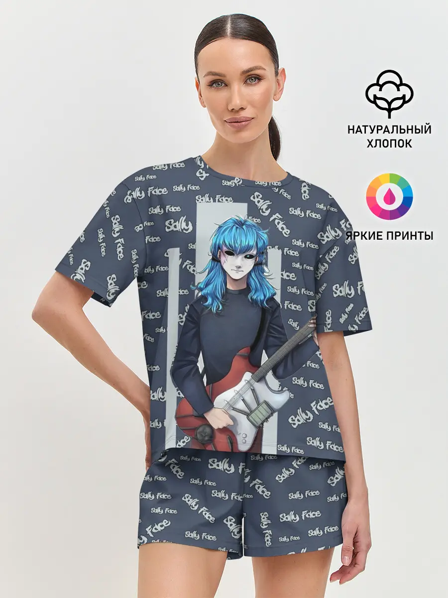 Женская пижама с шортами / Sally Face