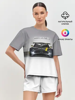 Женская пижама с шортами / AMG Motorsport