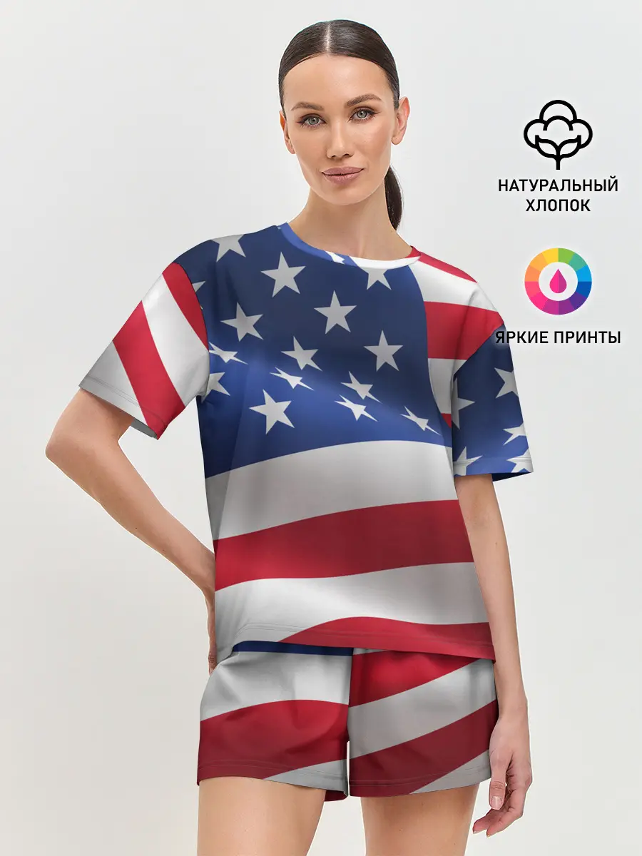 Женская пижама с шортами / USA