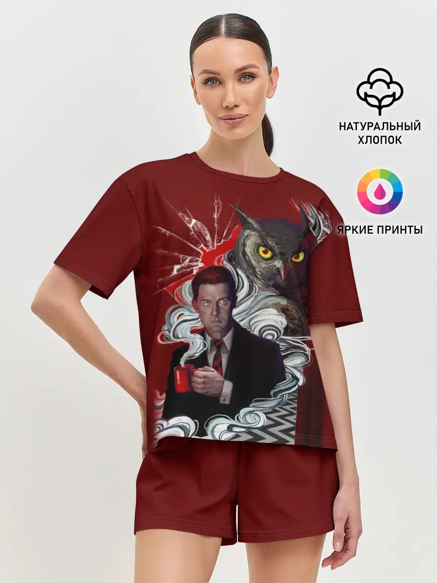 Женская пижама с шортами / Twin Peaks