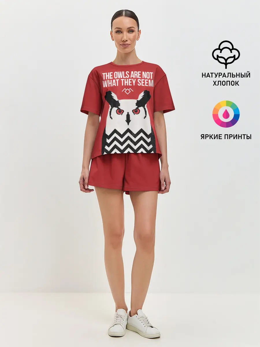 Женская пижама с шортами / Twin Peaks