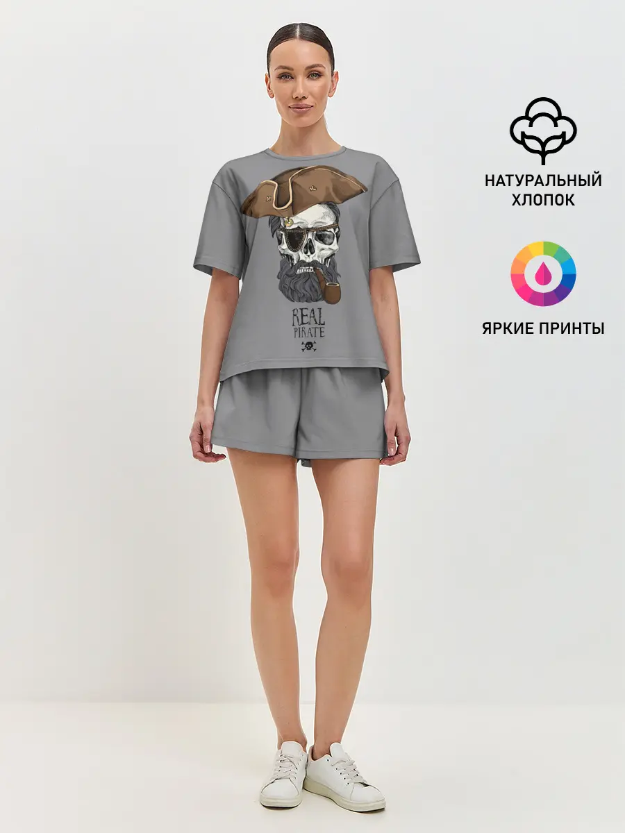 Женская пижама с шортами / Real pirate