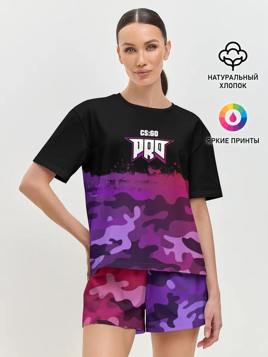 Женская пижама с шортами / pro100