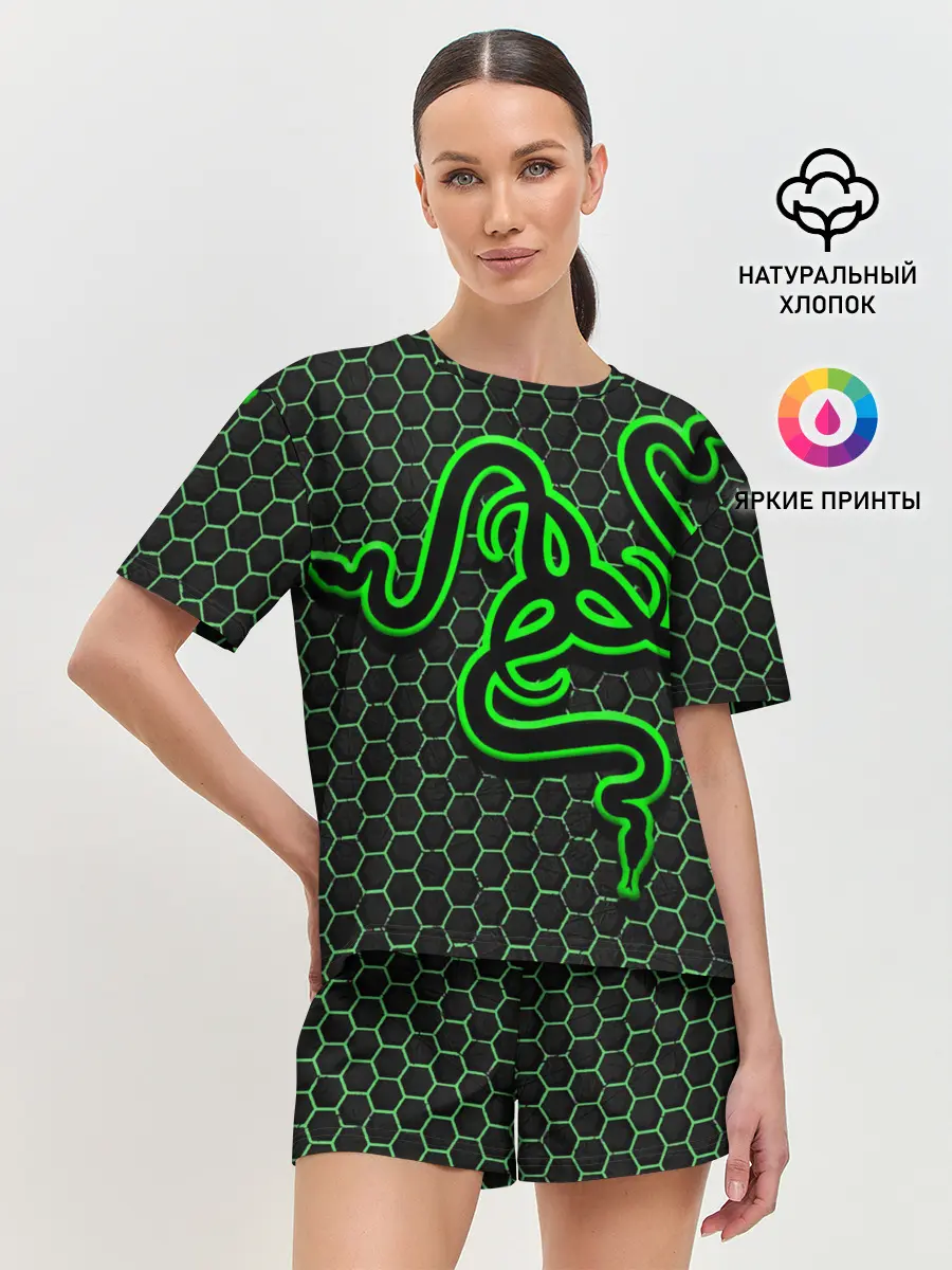 Женская пижама с шортами / RAZER