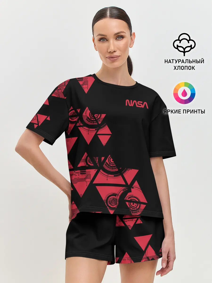 Женская пижама с шортами / NASA