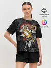 Женская пижама с шортами / Тигр и дракон