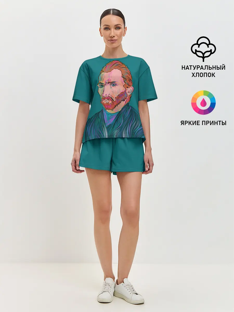 Женская пижама с шортами / Ван Гог