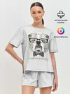 Женская пижама с шортами / Английский бульдог
