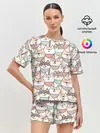 Женская пижама с шортами / Шиба Ину