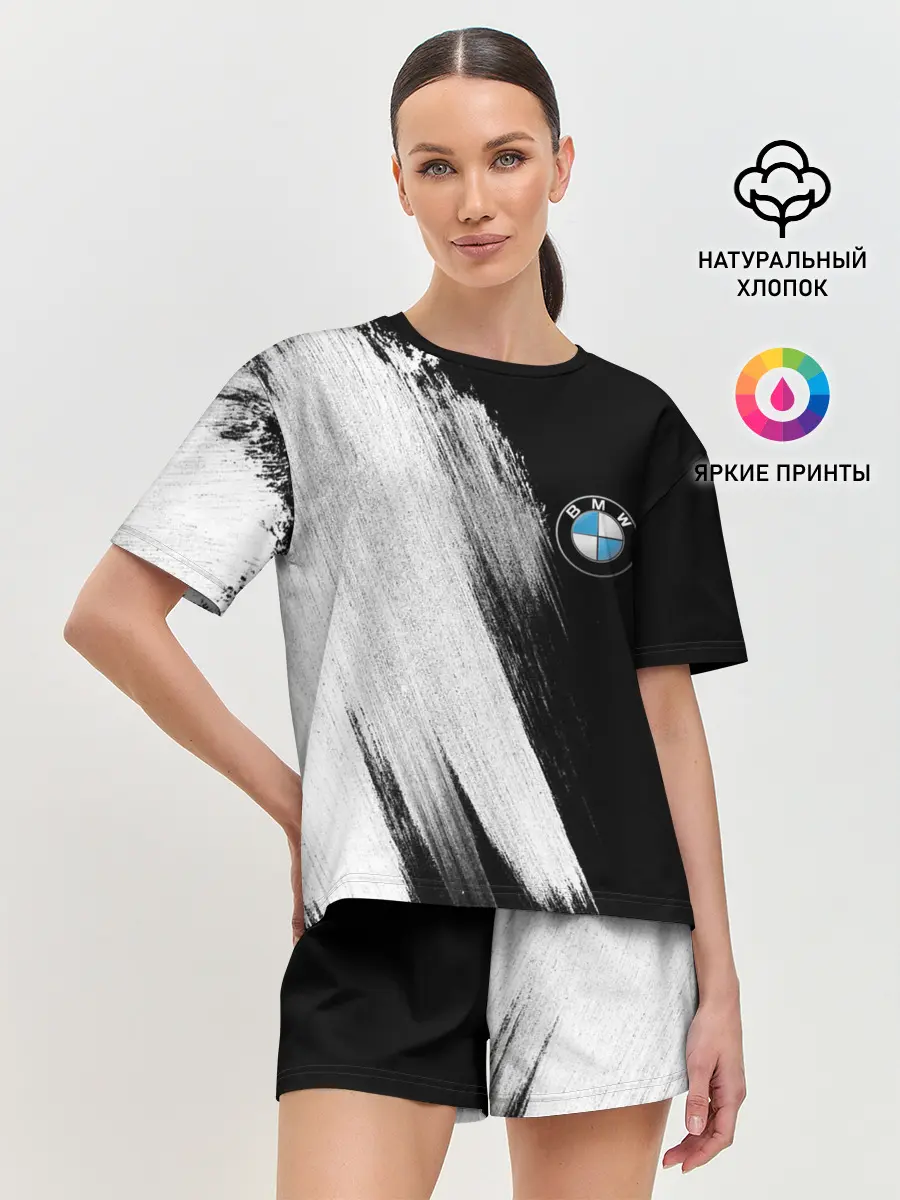 Женская пижама с шортами / BMW