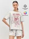Женская пижама с шортами / GO HARD