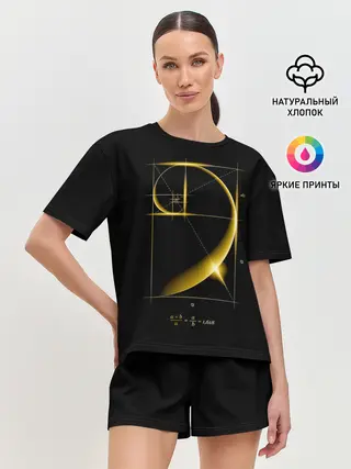 Женская пижама с шортами / Золотое сечение