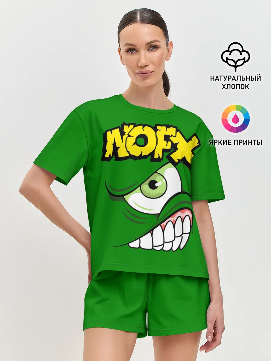 Женская пижама с шортами / NOFX