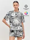 Женская пижама с шортами / Бриллиантовый блеск