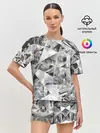 Женская пижама с шортами / Бриллиантовый блеск