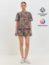Женская пижама с шортами / Психоделика