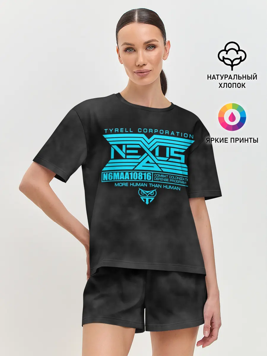 Женская пижама с шортами / Бегущий по лезвию