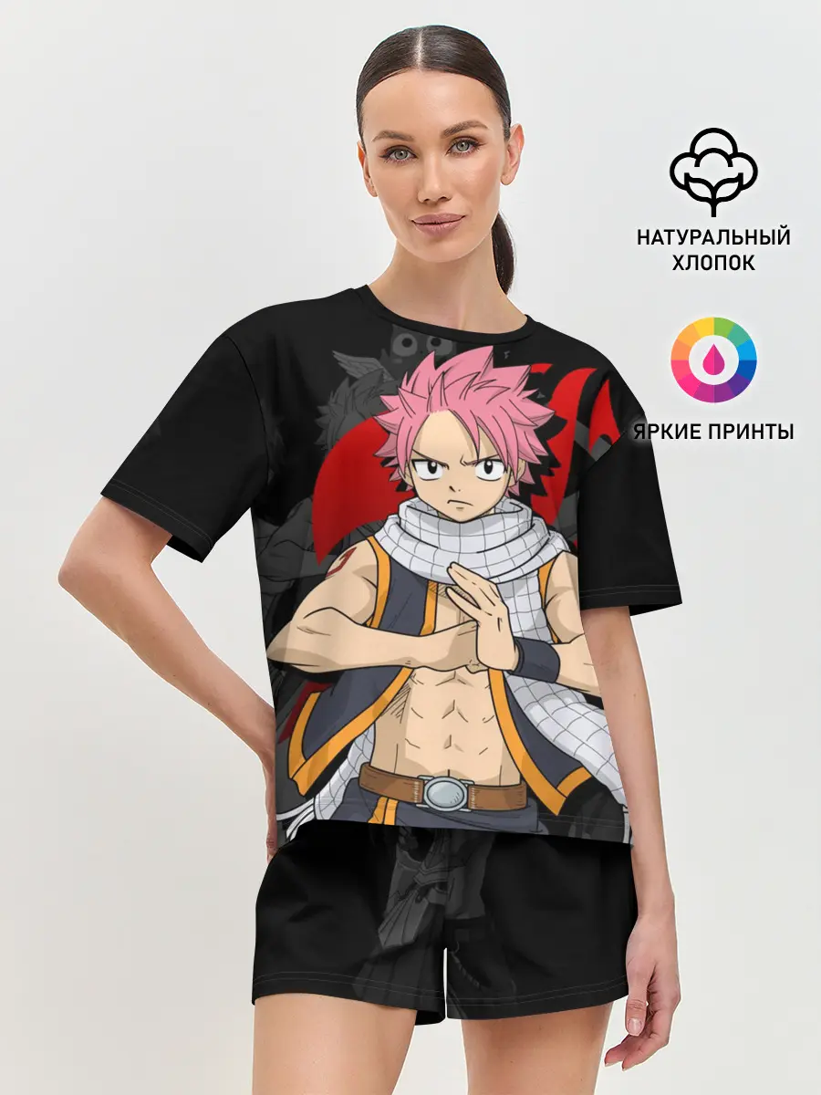Женская пижама с шортами / Fairy Tail, Нацу