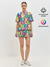 Женская пижама с шортами / Забавные собаки