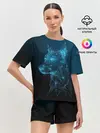 Женская пижама с шортами / Доберман